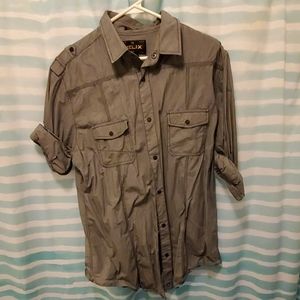 Dark gray helix men's shirt
